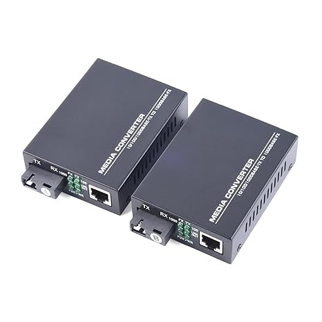 HTB GS-03 SINGLE MODE MEDIA CONVERTER 10/100/1000