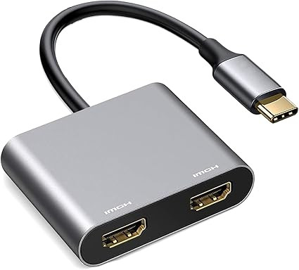 4K  TYPE- C TO 2HDMI  CONVERTER 2 IN 1