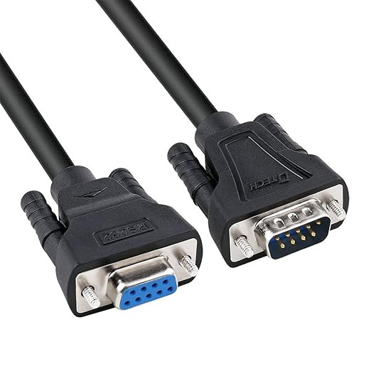DB9 PIN MALE TO FEMALE CABLE 1.5M 