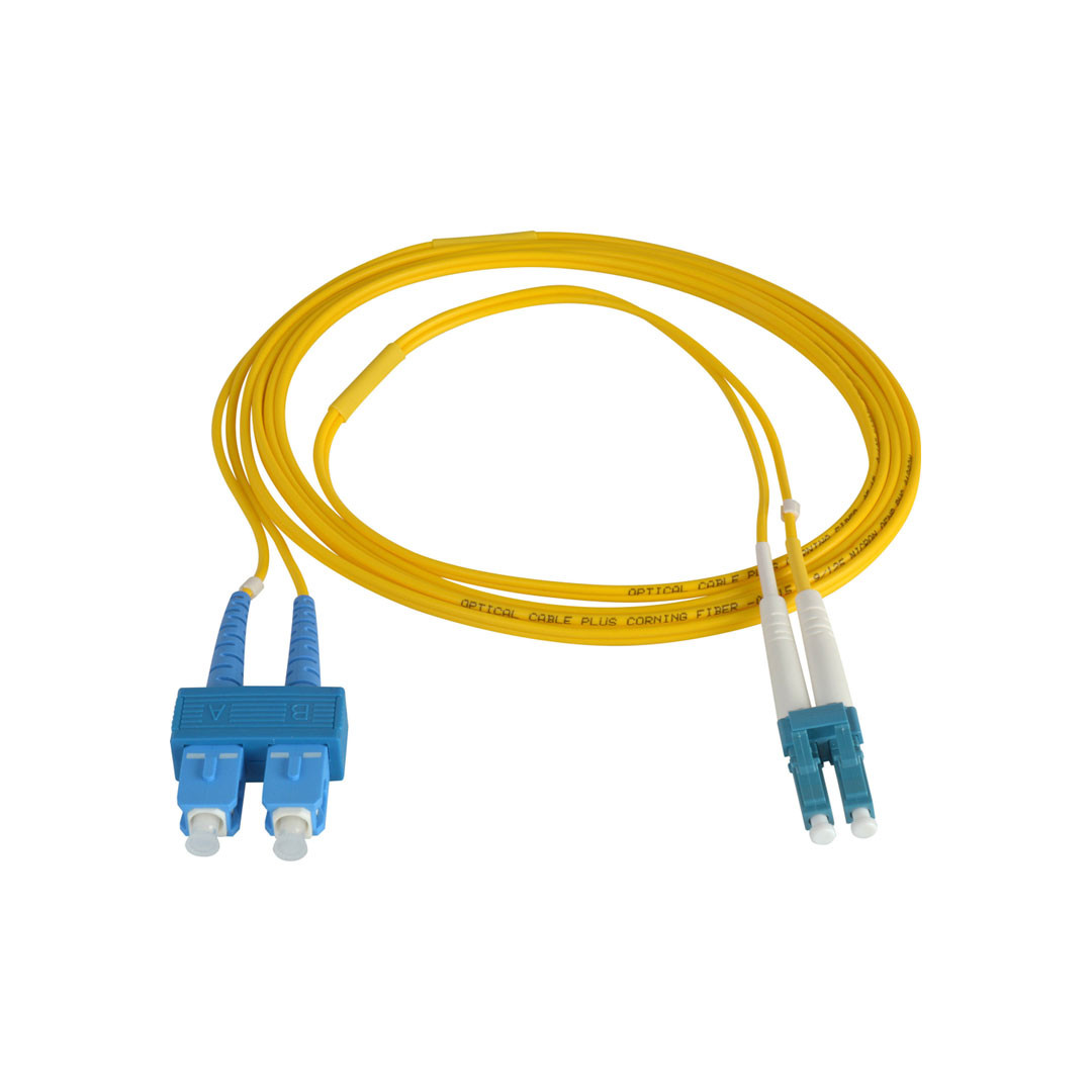 SC/SC AND LC TO LC S/M FIBER CABLE 3M DUPLEX
