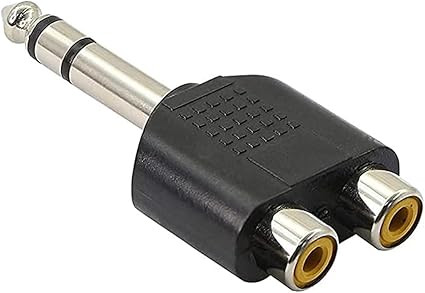 6.5 MONO TO 2 RCA JACK