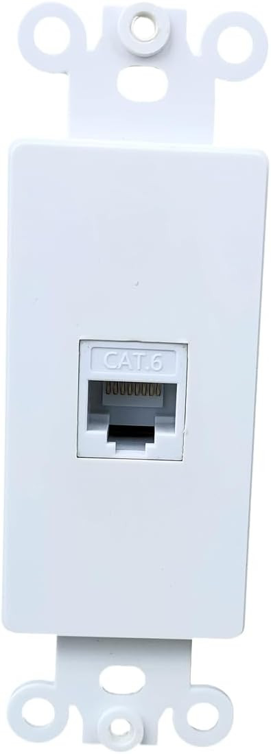 CAT-6 FACE PLATE  AND MODULE