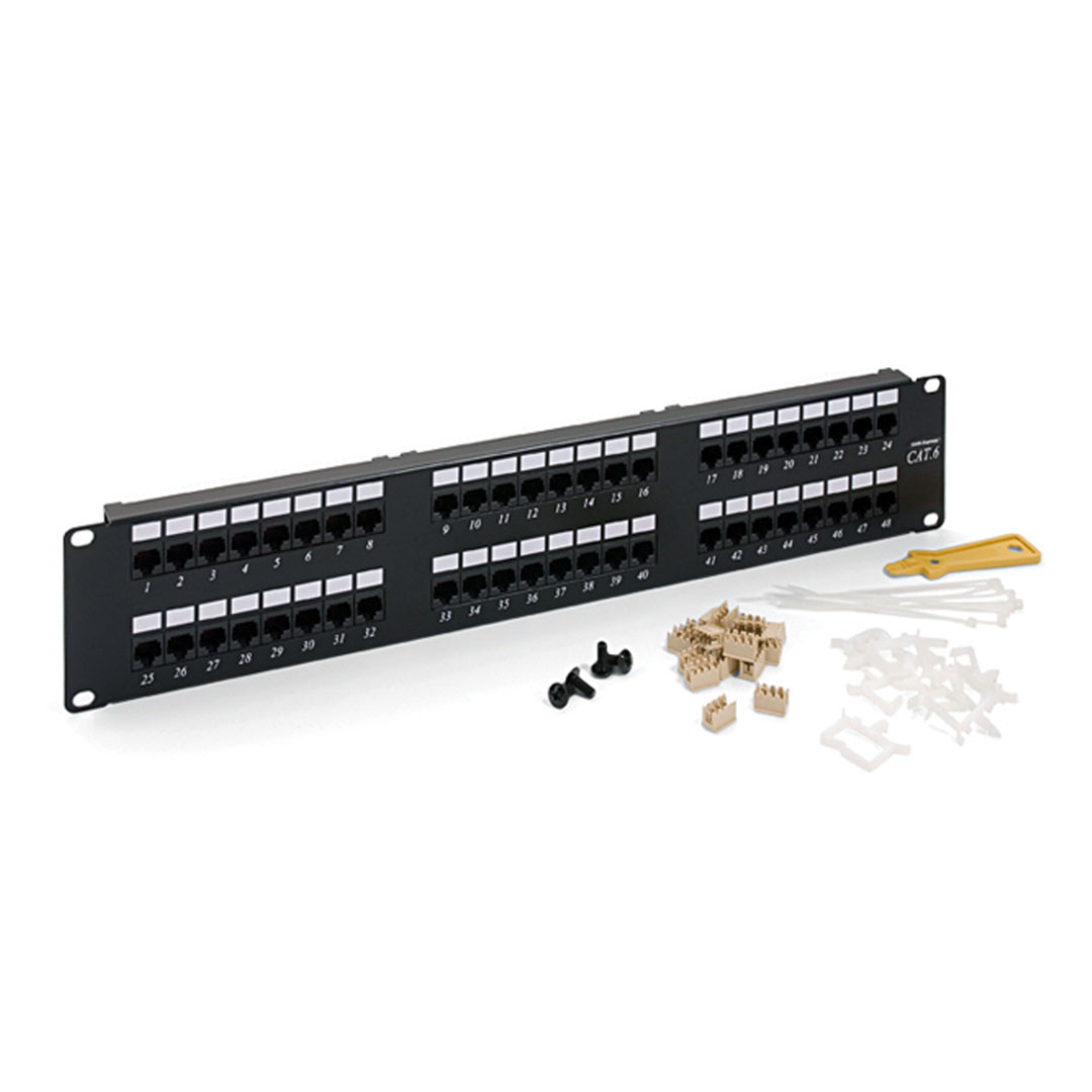 48 PORT PATCH PANEL LOADED