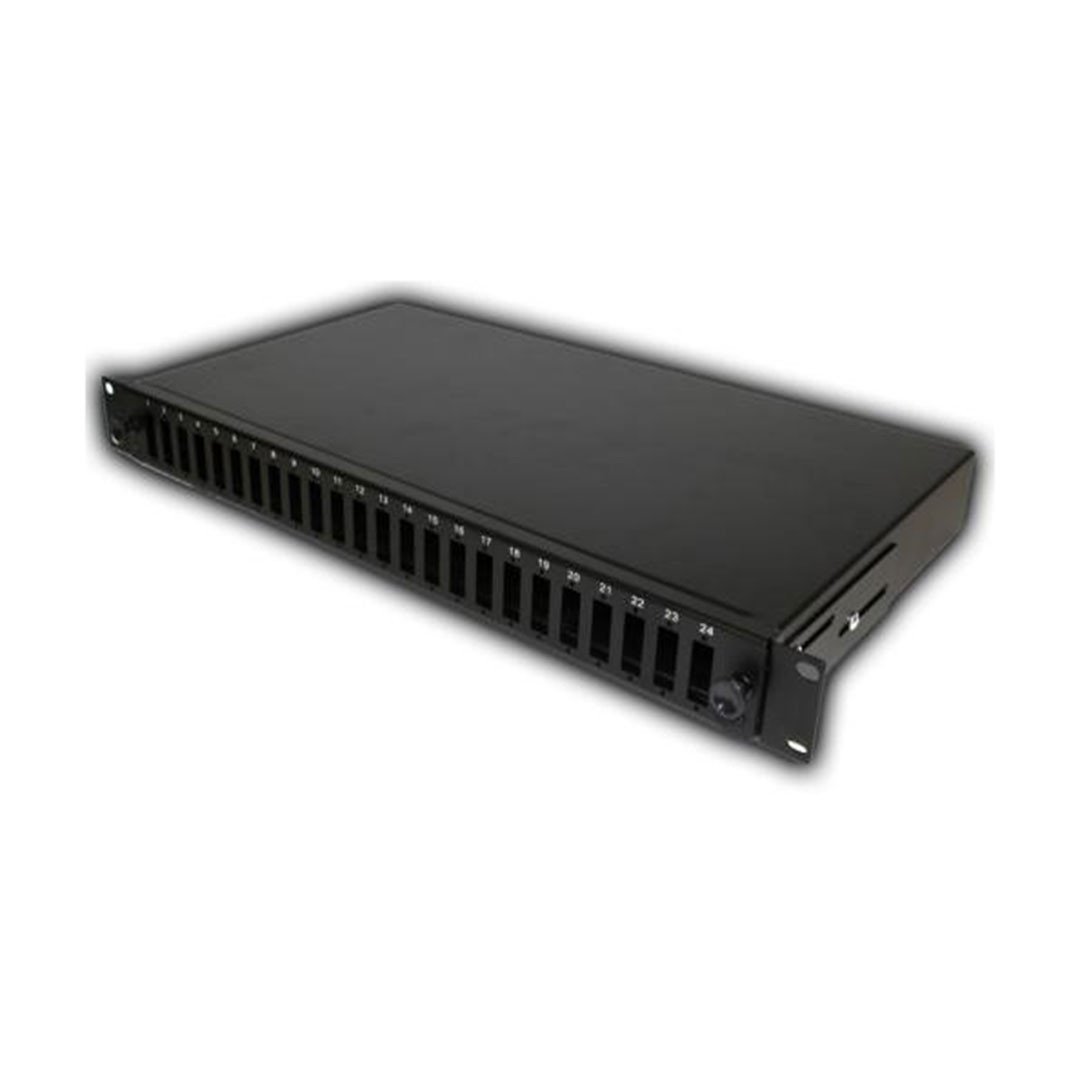 24 PORT SC FIBER PATCH PANEL DUPLEX UNLOOED