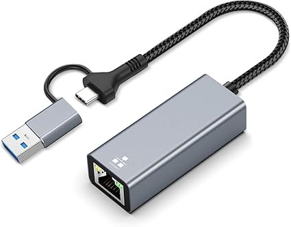 usb3.0 +type c ethernet 2 in 1 gigabit