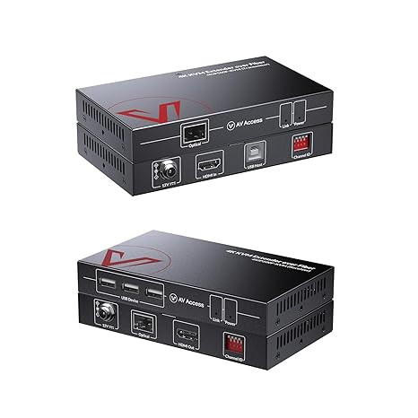 4k HDMI KVM FIBER EXTENDER