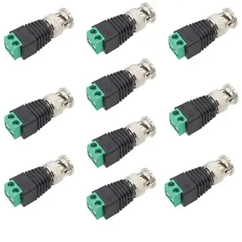 BNC MALE TO TERMINAL BLOCK CONNECTOR (100 PCS PKT)