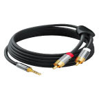 EP 3.5MM MALE 2RCA CABLE 1.5M