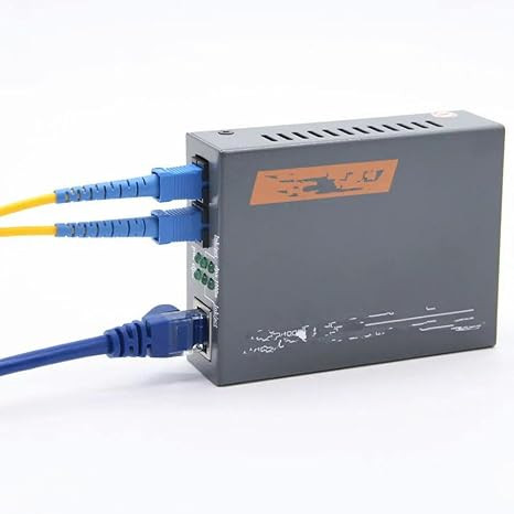 HTB GM-03 SIMPLEX DOUBLE MEDIA CONVERTER 10/100/1000 BASE